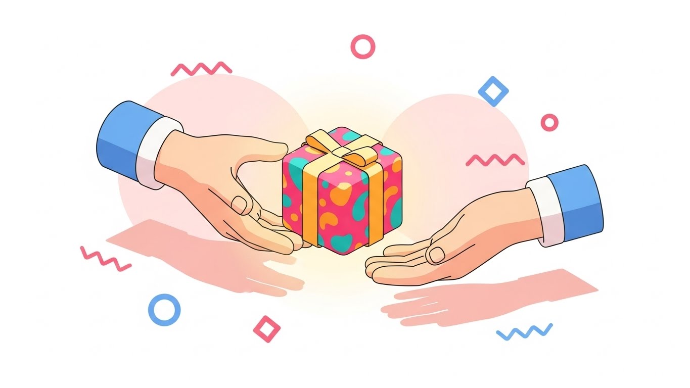 ‘부탁’하지 말고 ‘선물’하세요!