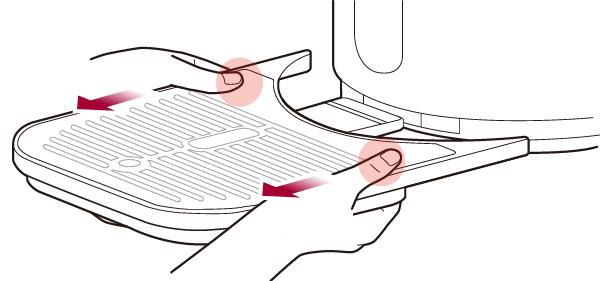 물받이 분리 이미지