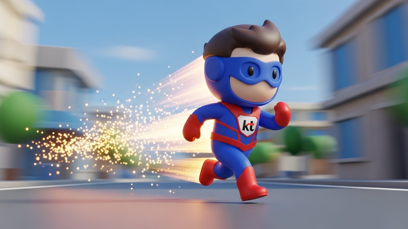 안정적인 품질의 KT 인터넷 이미지