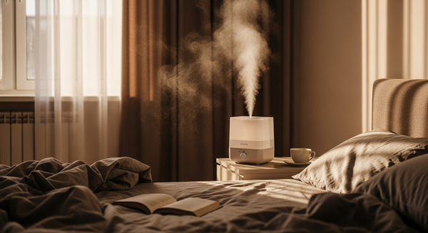 가습기가 틀어져있는 이미지