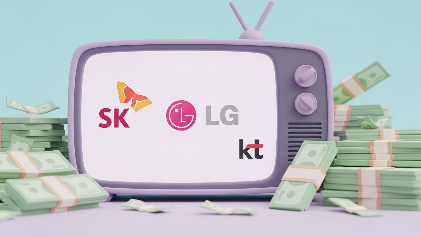SK KT LG 인터넷 티비 현금 지원금 이미지