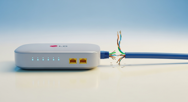 LG 인터넷 끊긴 이