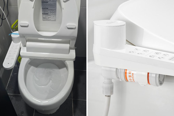 트리플케어 자동 세척 및 쉬운 필터 탑재 방식