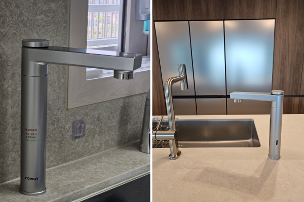 코웨이 엘리트 빌트인 정수기 설치모습