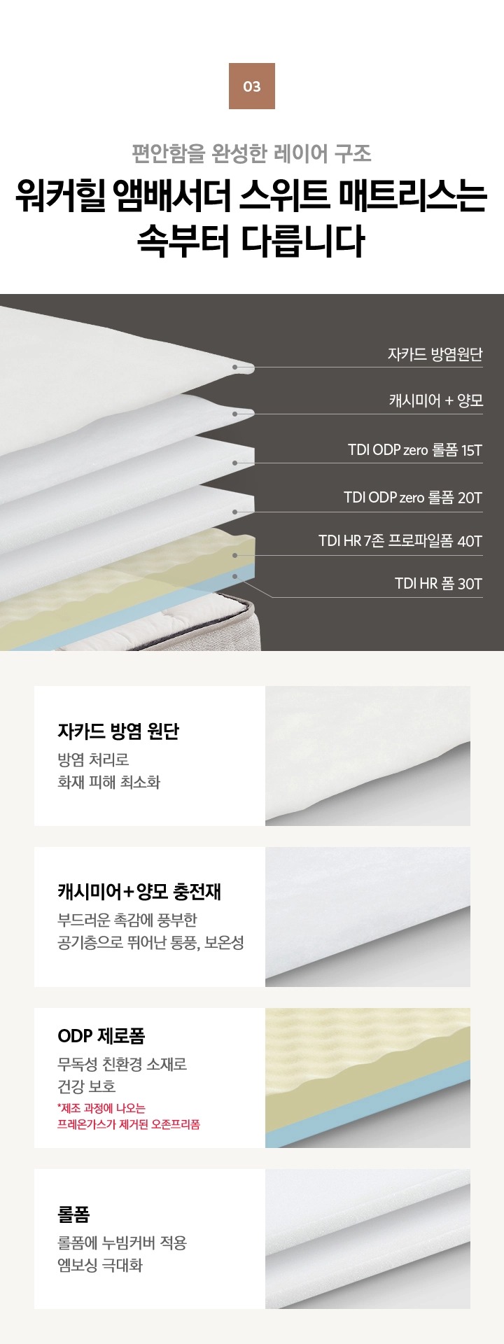 워커힐 앰배서더 스위트 매트리스 킹(K)